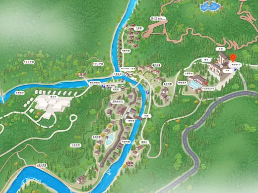 汉阳结合景区手绘地图智慧导览和720全景技术，可以让景区更加“动”起来，为游客提供更加身临其境的导览体验。